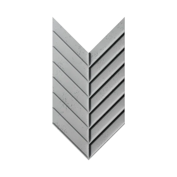 3D Dekorpaneele aus Architekturbeton - PB45 - 1188 x 600 x 25 mm