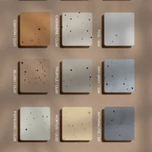 Farbmusterbox 15 Stück - Wandpaneele aus Sichtbeton
