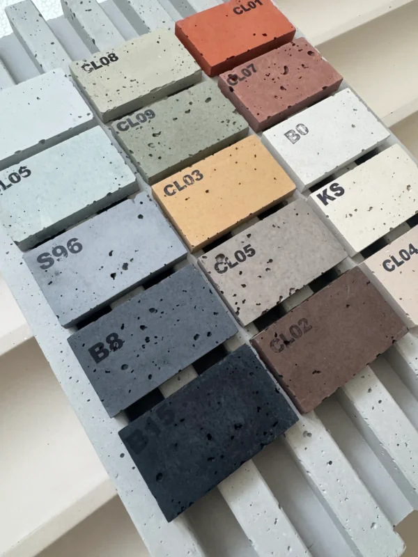 Farbmusterbox 15 Stück - Wandpaneele aus Sichtbeton – Bild 2