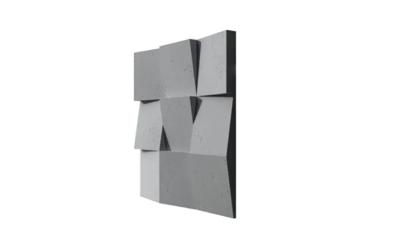 Wanddeko aus Architekturbeton PB16 – 600 x 600 x 45 mm – Bild 2