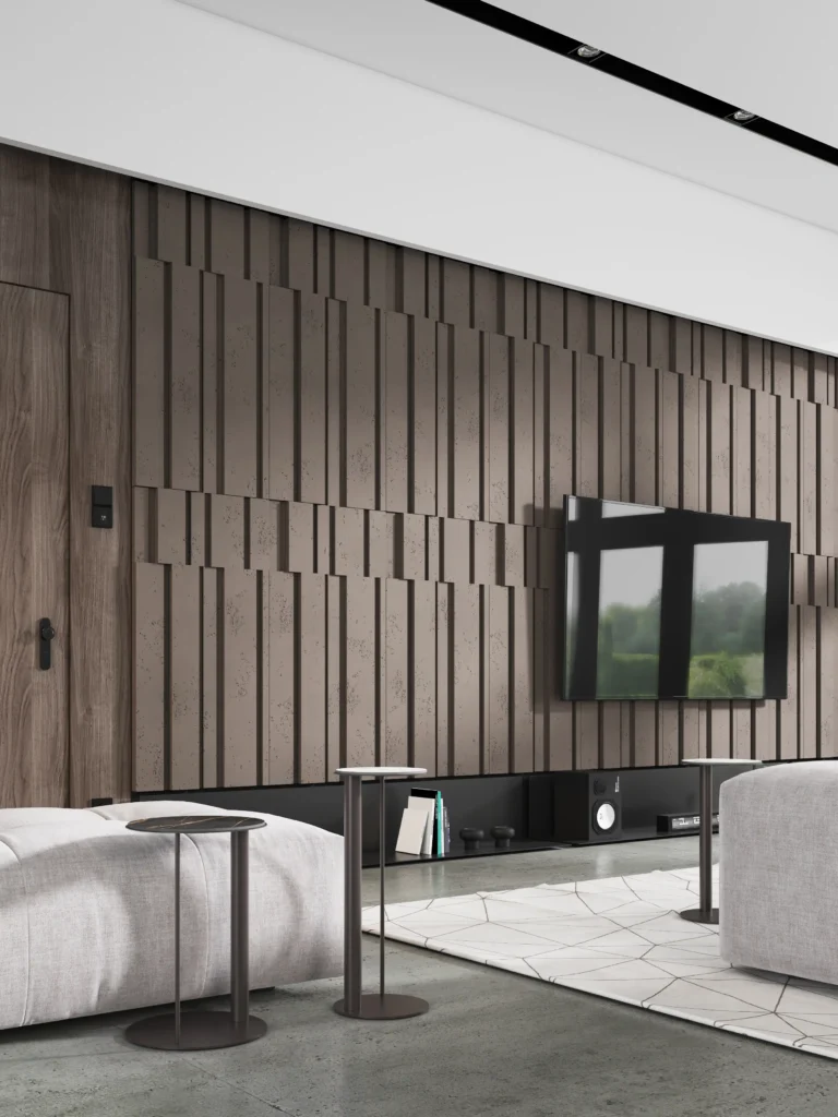 betonpaneele in braun